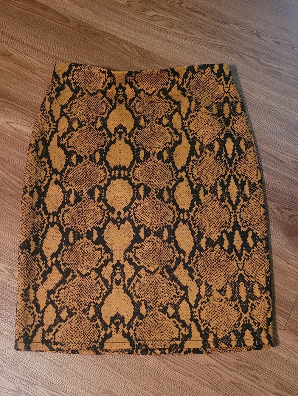 Vintage Y2k NYCC snakeskin pencil skirt M punk office goth psychobilly